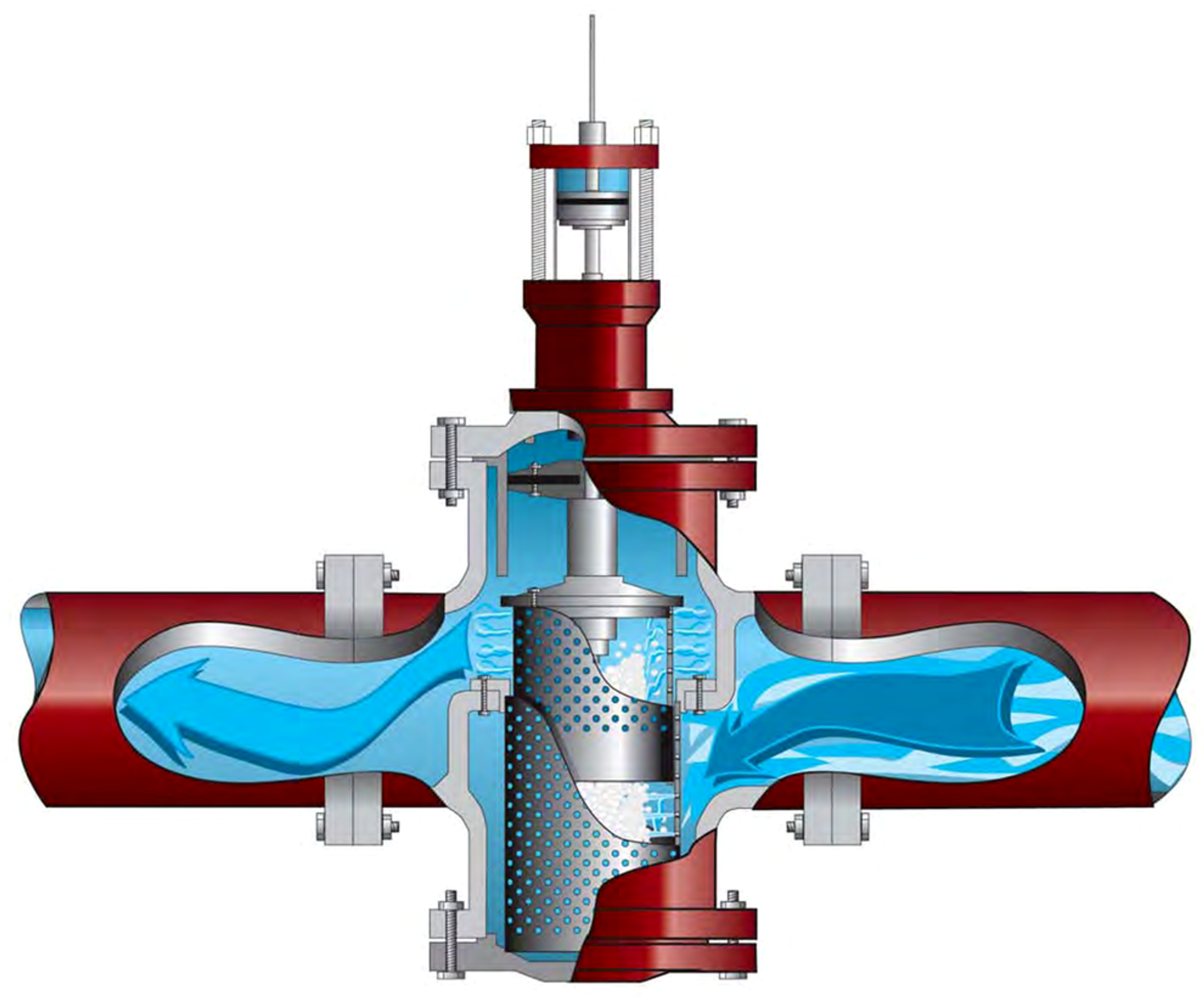 Figure 21. Ross WaterTamer anti-cavitation valve cutaway