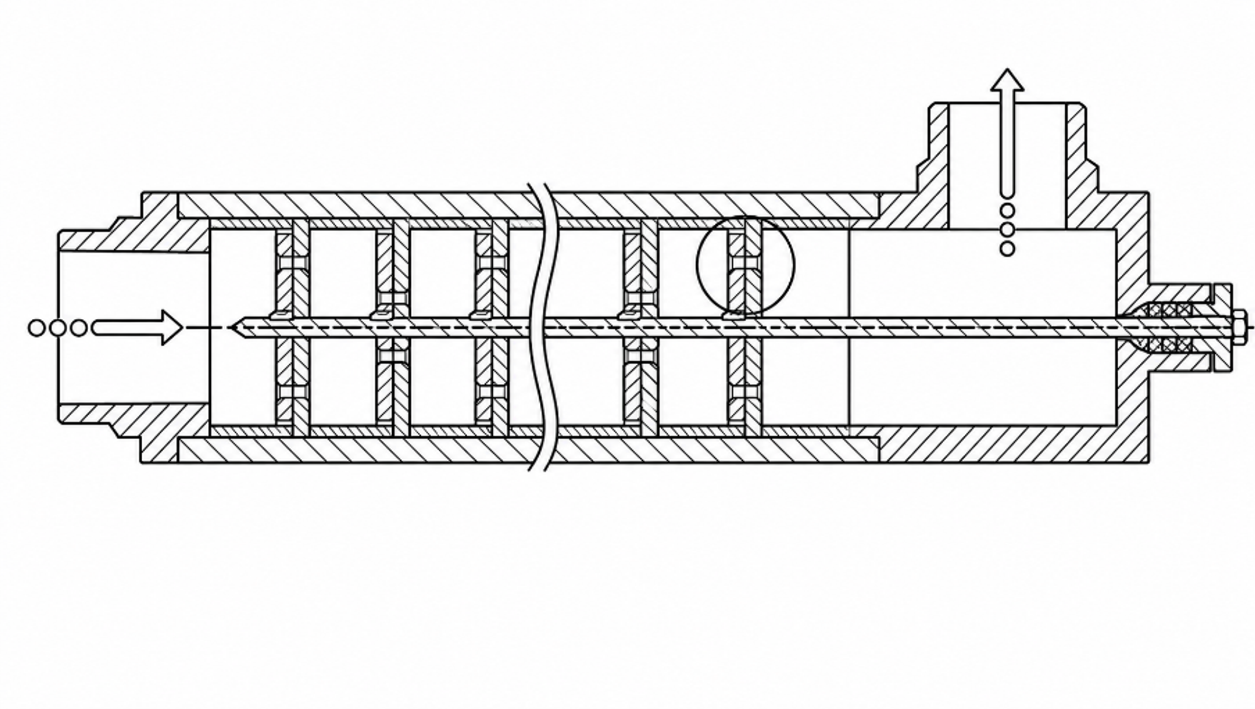 Figure 15. A multistage CaviTune Low Pressure Nano Reactor