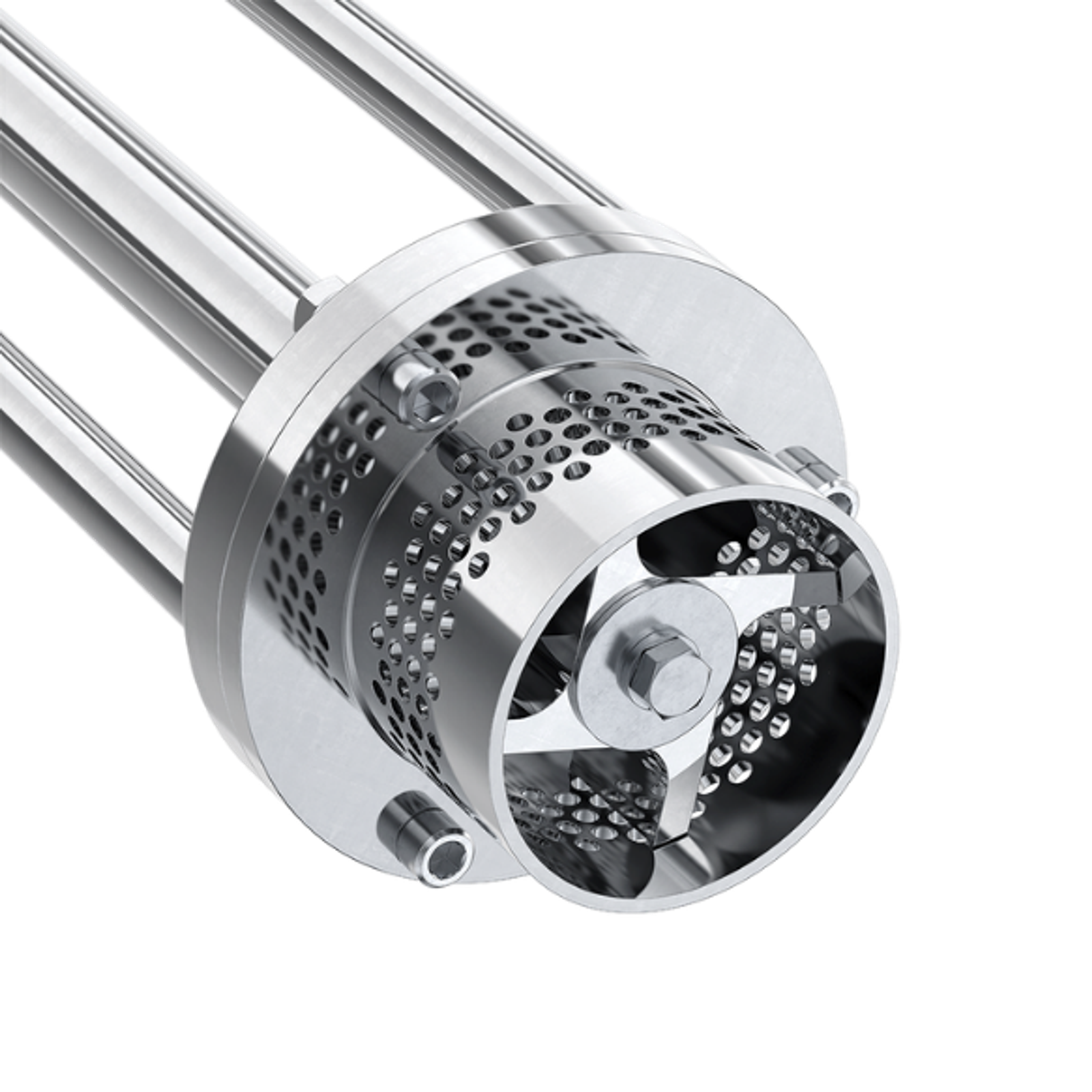 Fine screen or emulsor rotor-stator assembly